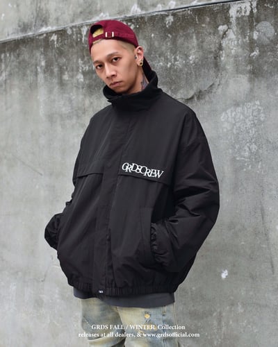 DOUBLE-LAYER FLEECE WINDBREAKER(黑)11