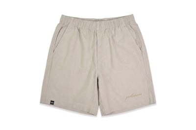SCRIPT LINEN SHORTS(卡其)1