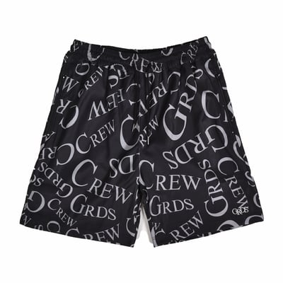 FULL WAVE LOGO SHORTS(黑灰)2