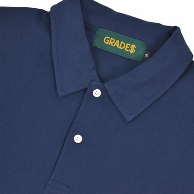 DISTORT LOGO POLO TEE(深藍)3