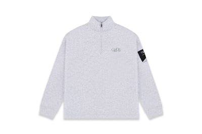 CLASSIC LOGO HALF ZIP SWEATSHIRT(灰)1