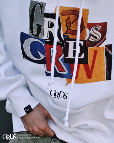 MAGAZINE HOODIE(白)8