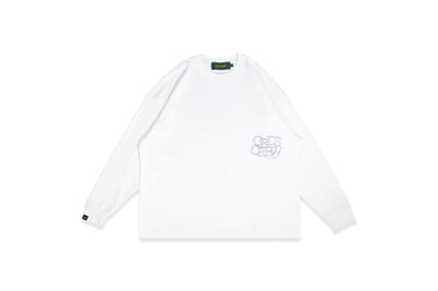 FRAME LINE LOGO L/S TEE(白)1