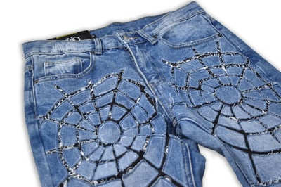SPIDER AMOEBA JEANS 網格牛仔褲3