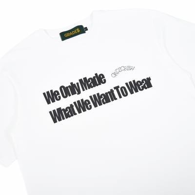 SLOGAN T-Shirt(白)2