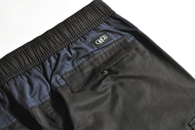 WAVE PATCHWORK MOUTAIN PANTS(黑藍)5