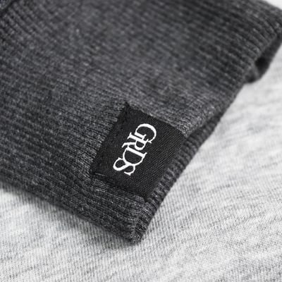 EMBROIDERED BASIC ROUND SWEATER(灰)4