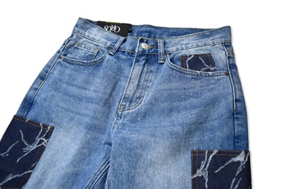 THUNDER POCKET JEANS 燒孔多口袋牛仔褲3