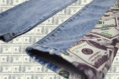 DOLLAR PATCH VINTAGE 美金牛王(水洗)3