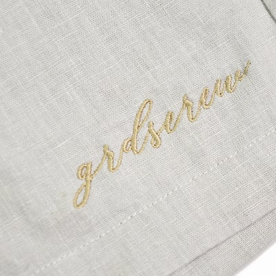 SCRIPT LINEN SHORTS(卡其)3