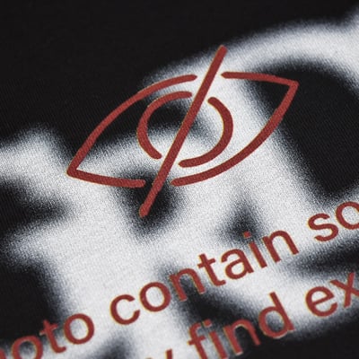 SENSITIVE CONTENT T-Shirt(黑)4