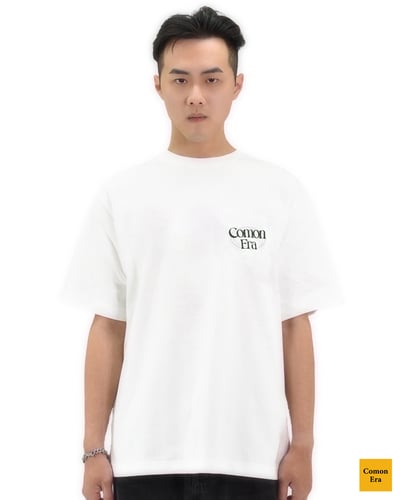 COMON ERA SVART HULL TEE(白)8
