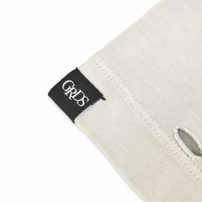 HANDWRITING LOGO DISTRESSED WASHED T-Shirt(水洗米)7