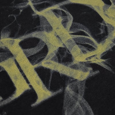SMOKE LOGO T-Shirt(黑黃)3