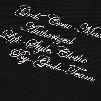 CURSIVE LAID-BACK JACKET(黑)3