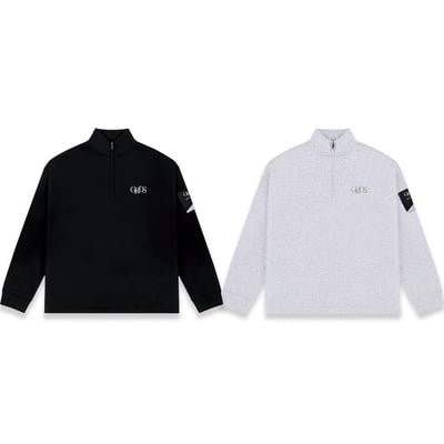 CLASSIC LOGO HALF ZIP SWEATSHIRT(灰)7