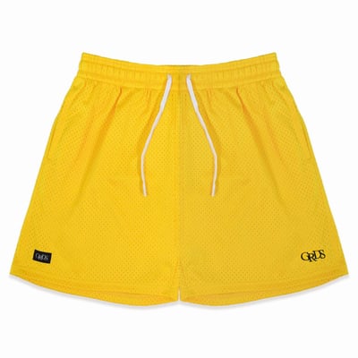 CLASSIC LOGO MESH SHORTS(黃)6