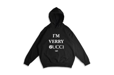 I'M VERRY GUXXI HOODIE(黑)1