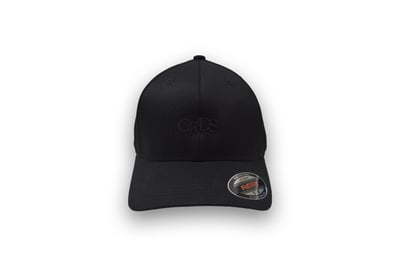 CLASSIC LOGO FLEXFIT CAP 全封彈性帽(黑黑)1