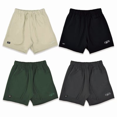 CLASSIC EMBROIDERY COTTON SHORTS(灰/銀)4
