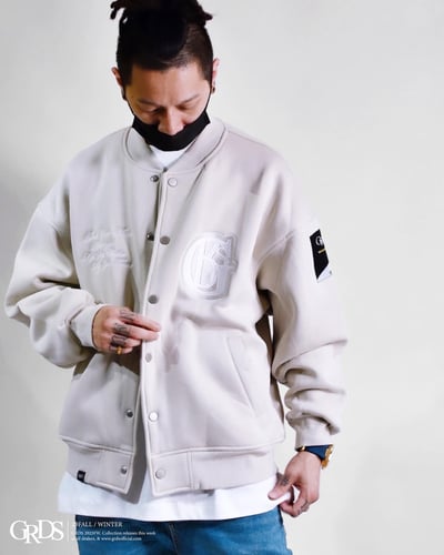 THE SIGN VARSITY JACKET(紫)9