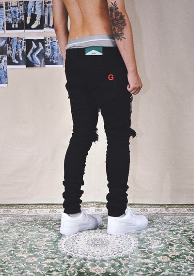 SAMPLE / NO TRANSACTION 沒有交易樣板破壞牛仔褲14