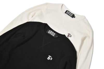 G'$ Goethe WAFFLE LONG SLEEVE TEE(米)2