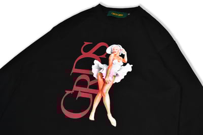 SEXY LADY L/S TEE(黑)2