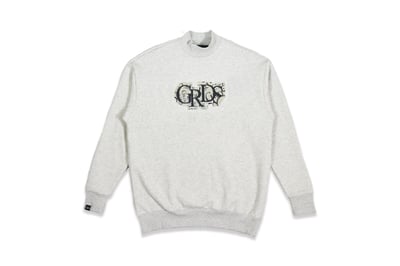 ”WAVE STICKER SERIES“ TURTLENECK SWEATER(沙灰)1