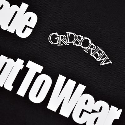 SLOGAN T-Shirt(黑)4