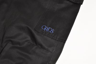 WAVE PATCHWORK MOUTAIN PANTS(黑藍)4