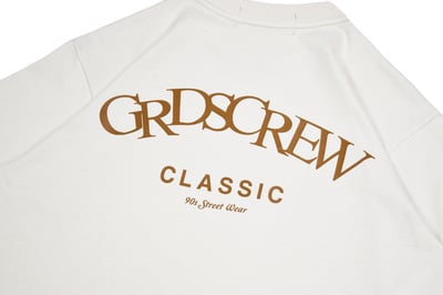 GRDSCREW CLASSIC T-Shirt(米/咖啡)4
