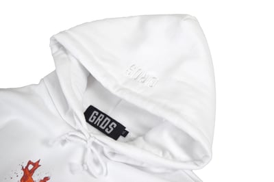 Overdose Logo Hoodie 經典四元素帽T(白)2