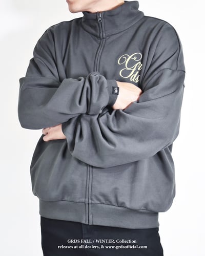 HANDWRITTEN ZIPPER JACKET(灰)11