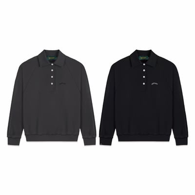 GRDSCREW CLASSIC POLO SWEATSHIRT(黑)3