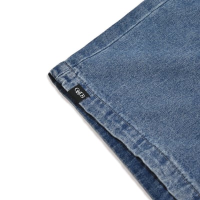 SQUIGGLE DENIM SHORTS(藍)8