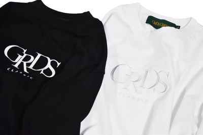 EMBROIDERED CLASSIC LOGO L/S TEE(黑)2