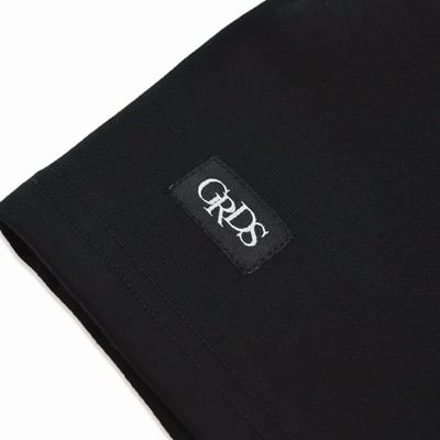 CLASSIC EMBROIDERY COTTON SHORTS(黑/白)3