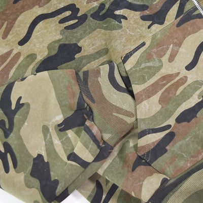 BASEBALL LOGO CAMO ZIPPER HOODIE(迷彩)5