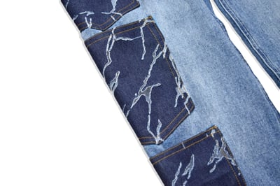 THUNDER POCKET JEANS 燒孔多口袋牛仔褲2