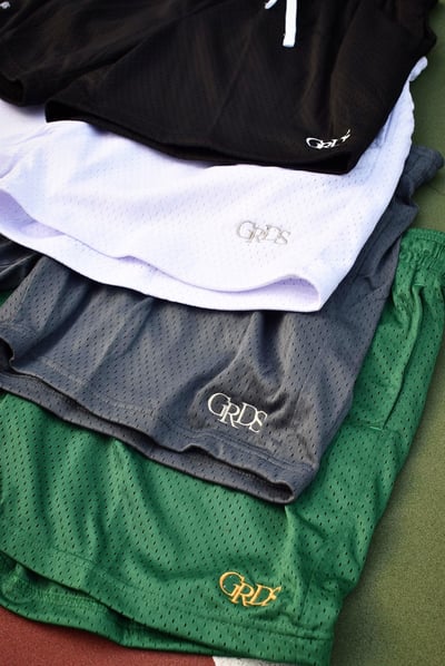 CLASSIC LOGO MESH SHORTS(白)8
