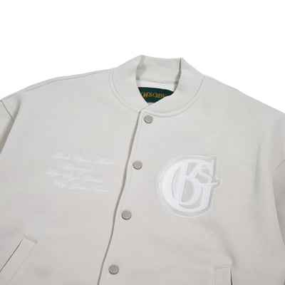 THE SIGN VARSITY JACKET(米白)2