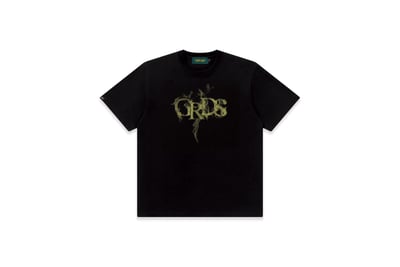 SMOKE LOGO T-Shirt(黑黃)1