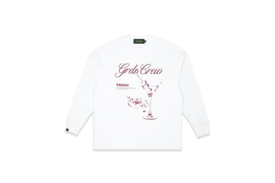 CHILLNIGHT L/S TEE(白)1