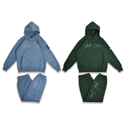 HANDWRITING LOGO SUIT -  HOODIE(墨綠)6