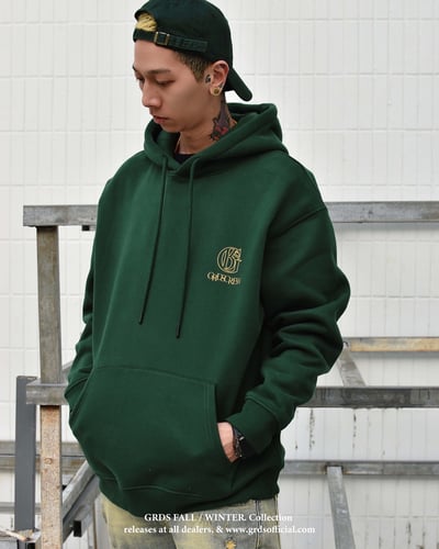 GRDS THE SIGN HOODIE(墨綠)8