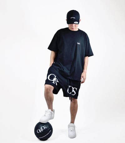CLASSIC BIG LOGO COTTON SHORTS(黑)3