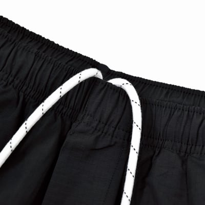 COMON ERA LOGO RIPSTOP BEACH SHORTS(黑)4