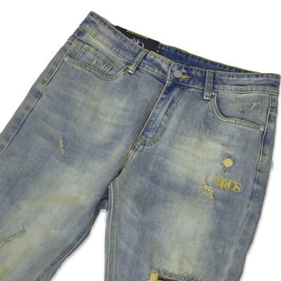 CLASSIC LOGO VINTAGE WASHED JEANS2