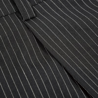 LABEL PINSTRIPE SHORTS(黑白直紋)4